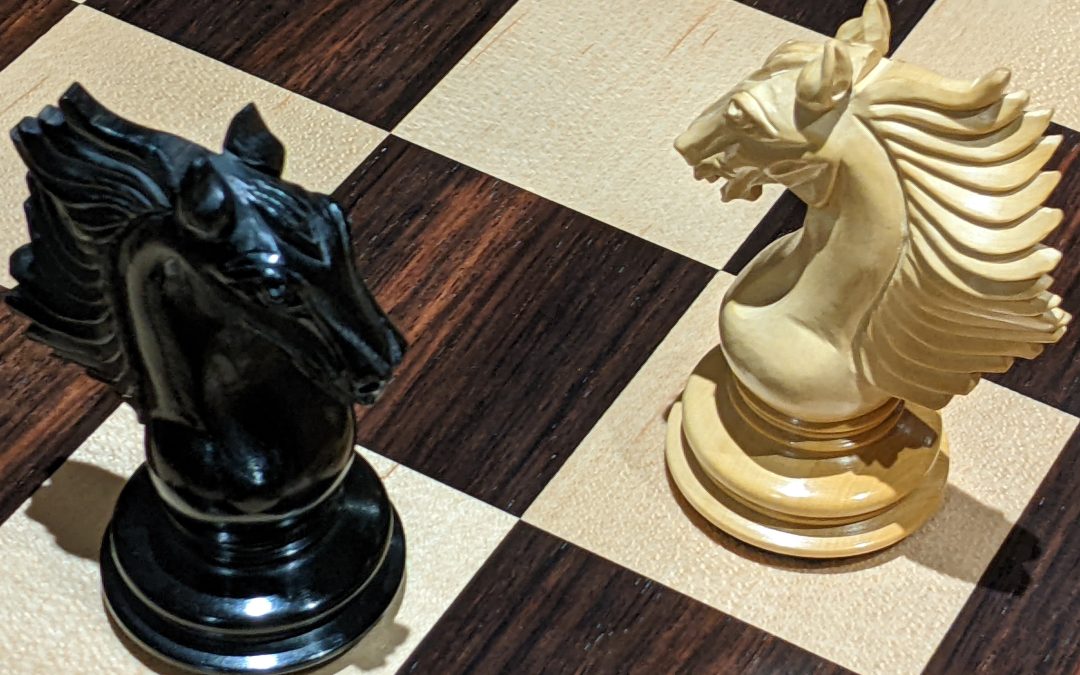 Young people learning chess
