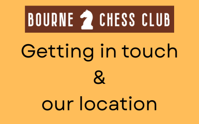 Contacting Bourne Chess Club