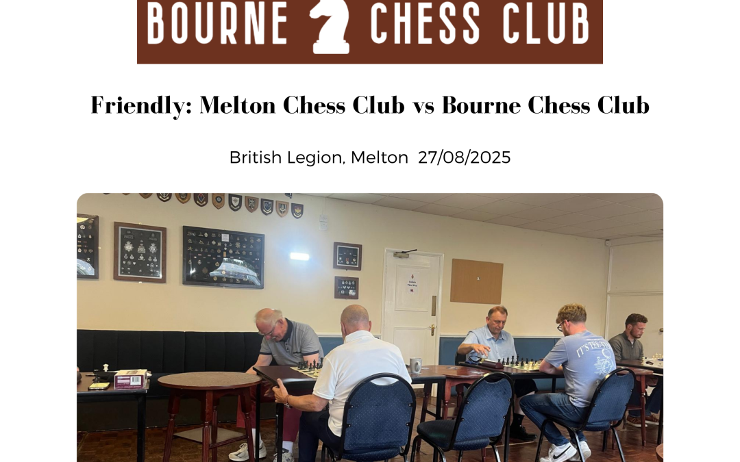 Friendly matches against Melton